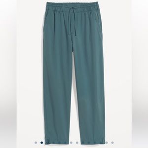 High-Waisted StretchTech Cropped Tapered Pants for Women